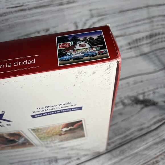 COCA COLA Night On The Town by Springbok 1500 Piece Jigsaw Puzzle  SEALED NEW - Picture 8 of 11